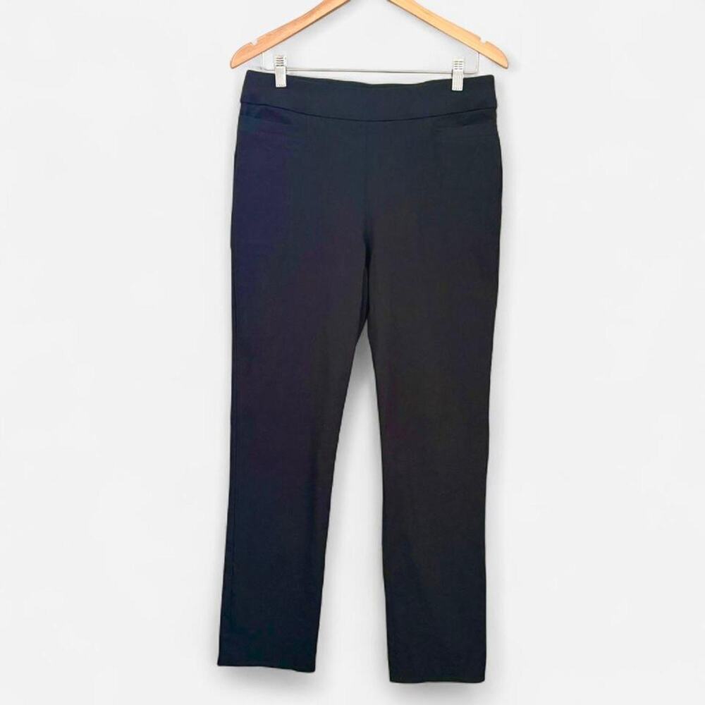Briggs Black Slim Stretch Trousers - Picture 2 of 8
